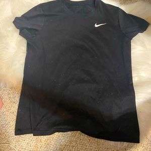 NIKE plain black Dri-fit t shirt Size M